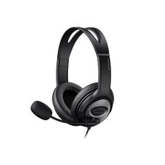 Наушники HAVIT wired headphones H206d on-ear with microphone black kaina ir informacija | Наушники | kaup24.ee