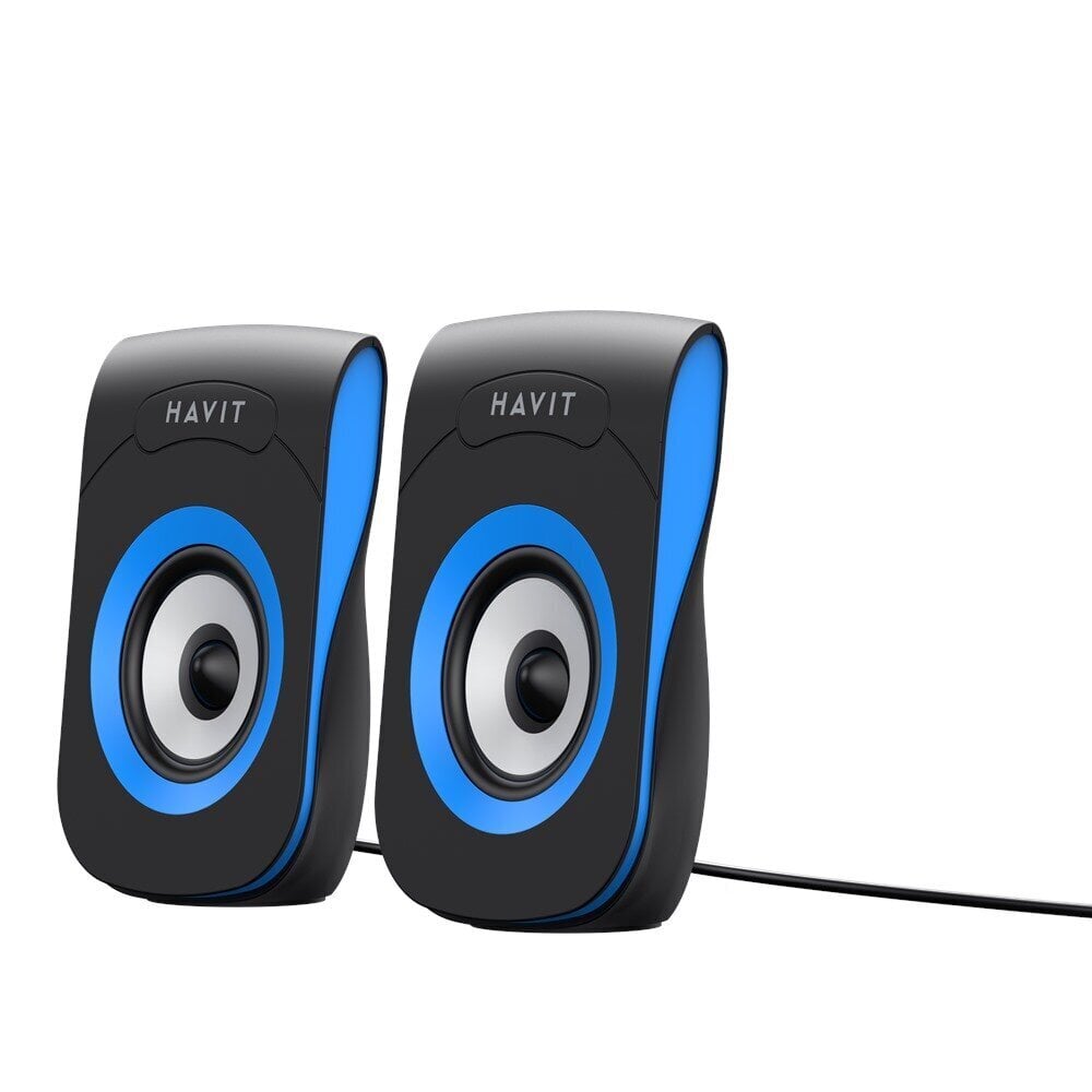 HAVIT computer speakers 2.0 HV-SK599 black-blue цена и информация | Kõlarid | kaup24.ee