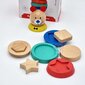 Puidust puzzle Tooky mänguasi - Teddy Bear hind ja info | Imikute mänguasjad | kaup24.ee