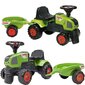 Laste traktor koos haagisega - Baby Claas Axos 310, roheline цена и информация | Poiste mänguasjad | kaup24.ee