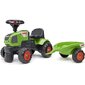 Laste traktor koos haagisega - Baby Claas Axos 310, roheline hind ja info | Poiste mänguasjad | kaup24.ee