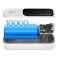 Baseus Qpow power bank 10000mAh built-in USB Type-C cable 22.5W Quick Charge SCP AFC FCP white (PPQD020102) hind ja info | Akupangad | kaup24.ee