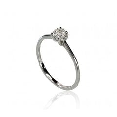 Золотое кольцо для женщин Diamond Sky Solitaire VI 475226301836 цена и информация | Кольцо | kaup24.ee