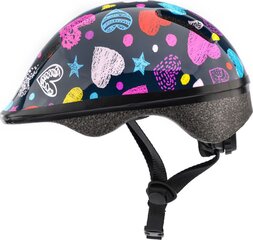 Детский велосипедный шлем Meteor KS06 Hearts, размер 44-48 XS цена и информация | Шлемы | kaup24.ee