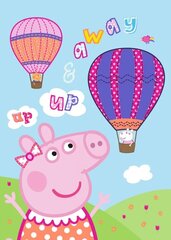 Tekk Peppa Pig, 100 x 140 cm hind ja info | Voodikatted, pleedid | kaup24.ee