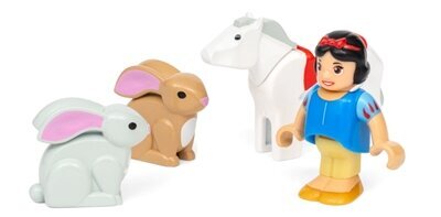 Disney puidust raudtee lumivalgeke ja loomad Brio цена и информация | Arendavad mänguasjad | kaup24.ee