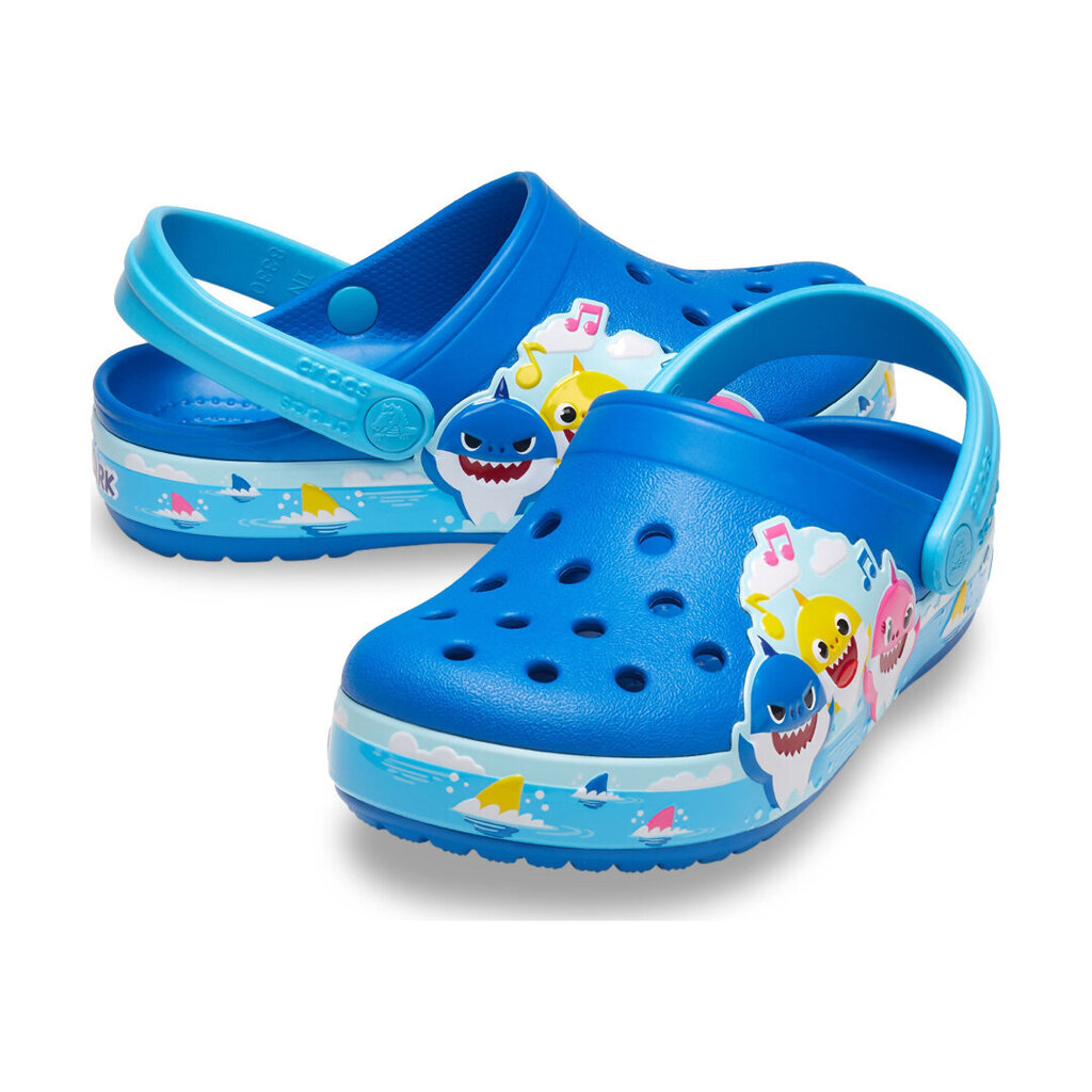 Laste jalanõud Crocs™ FunLab Baby Shark Band Clog Kid's 207066 166713 цена и информация | Laste kummijalatsid | kaup24.ee