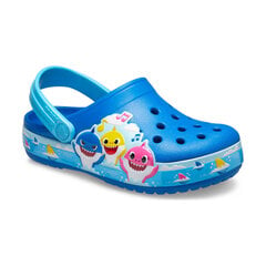 Детские тапочки Crocs™ FunLab Baby Shark Band Clog Kid's 207066 166713 цена и информация | Детские резиновые сабо | kaup24.ee