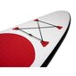 Sup-laud aeruga, 305 cm, valge/punane hind ja info | Veesport | kaup24.ee