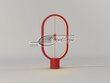 HENG Laualamp Heng Balance Lamp Ellipse Plastic USB, punane hind ja info | Laualambid | kaup24.ee