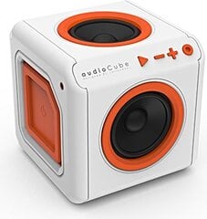 Allocacoc Kaasaskantav juhtmevaba kõlar AudioCube Portable, valge цена и информация | Аудиоколонки | kaup24.ee