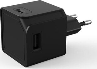 Allocacoc Pikendus USBcube Original USB A+C EU, must цена и информация | Удлинители | kaup24.ee