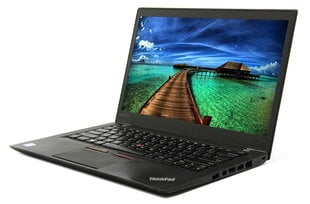 LENOVO ThinkPad T460s i5-6300U 14.0 HD 8GB RAM 256GB SSD Win10 PRO hind ja info | Sülearvutid | kaup24.ee