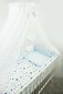 Kuueosaline voodipesu komplekt - tähed 120x90x360, sinine hind ja info | Beebide ja laste voodipesu | kaup24.ee