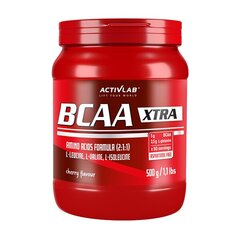 Toidulisand Activlab BCAA Xtra, Mustsõstramaitseline, 500g hind ja info | Aminohapped | kaup24.ee