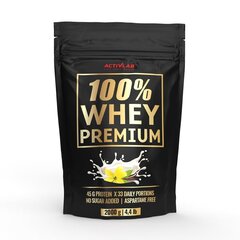 Toidulisand, Activlab 100% Whey Premium, Vaniljemaitseline, 2000 g hind ja info | Proteiin | kaup24.ee