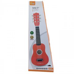 Деревянная гитара для детей, красная цена и информация | Развивающие игрушки | kaup24.ee