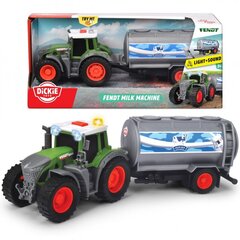 Фермерский трактор Dickie с прицепом для молока, 26 см цена и информация | Игрушки для мальчиков | kaup24.ee
