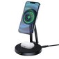 Acefast Qi Wireless Charger 15W for iPhone (with MagSafe) and Apple AirPods Stand Holder Magnetic Holder Black (E8 black) hind ja info | Mobiiltelefonide laadijad | kaup24.ee