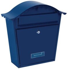 Почтовый ящик париж 36,5 x 37 см стальной синий - цена и информация | Почтовые ящики | kaup24.ee