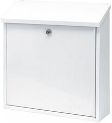 Настенный почтовый ящик malagan 37 x 11,5 см стальной белый - цена и информация | Почтовые ящики | kaup24.ee