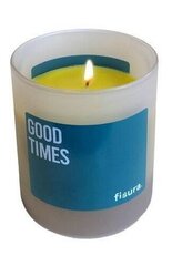 candle Good Times 7,5 x 12 cm wax yellow - hind ja info | Küünlad, küünlajalad | kaup24.ee