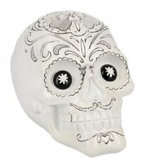 figurine Skull 17 x 14 x 13 cm polyresin white - hind ja info | Sisustuselemendid | kaup24.ee