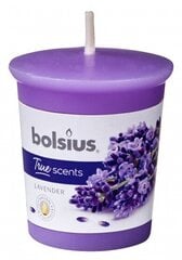 scented candle True Scents Lavender 4,5 cm wax purple - hind ja info | Küünlad, küünlajalad | kaup24.ee