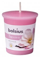 scented candle True Scents Magnolia 4,5 cm wax pink - hind ja info | Küünlad, küünlajalad | kaup24.ee