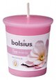 scented candle True Scents Magnolia 4,5 cm wax pink -