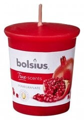 scented candle True Scents Pomegranate 4,5 cm wax red - hind ja info | Küünlad, küünlajalad | kaup24.ee