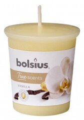 scented candle True Scents Vanilla 4,5 cm wax white - hind ja info | Küünlad, küünlajalad | kaup24.ee