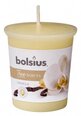 scented candle True Scents Vanilla 4,5 cm wax white -