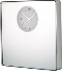 wall clock Mirror 33.5 x 32.5 cm chrome silver - цена и информация | Зеркала | kaup24.ee
