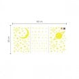 wall decoration sticker glow in the dark moon and stars -