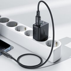 Acefast charger 2x USB 18W QC 3.0, AFC, FCP black (A33 black) hind ja info | Mobiiltelefonide laadijad | kaup24.ee