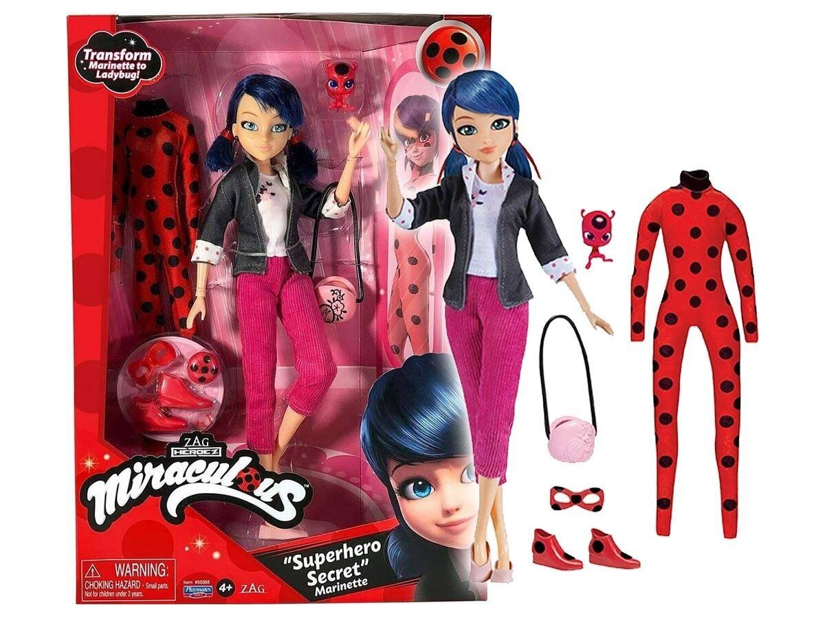 Nukk Marinette Superhero Secret Miraculous цена и информация | Tüdrukute mänguasjad | kaup24.ee