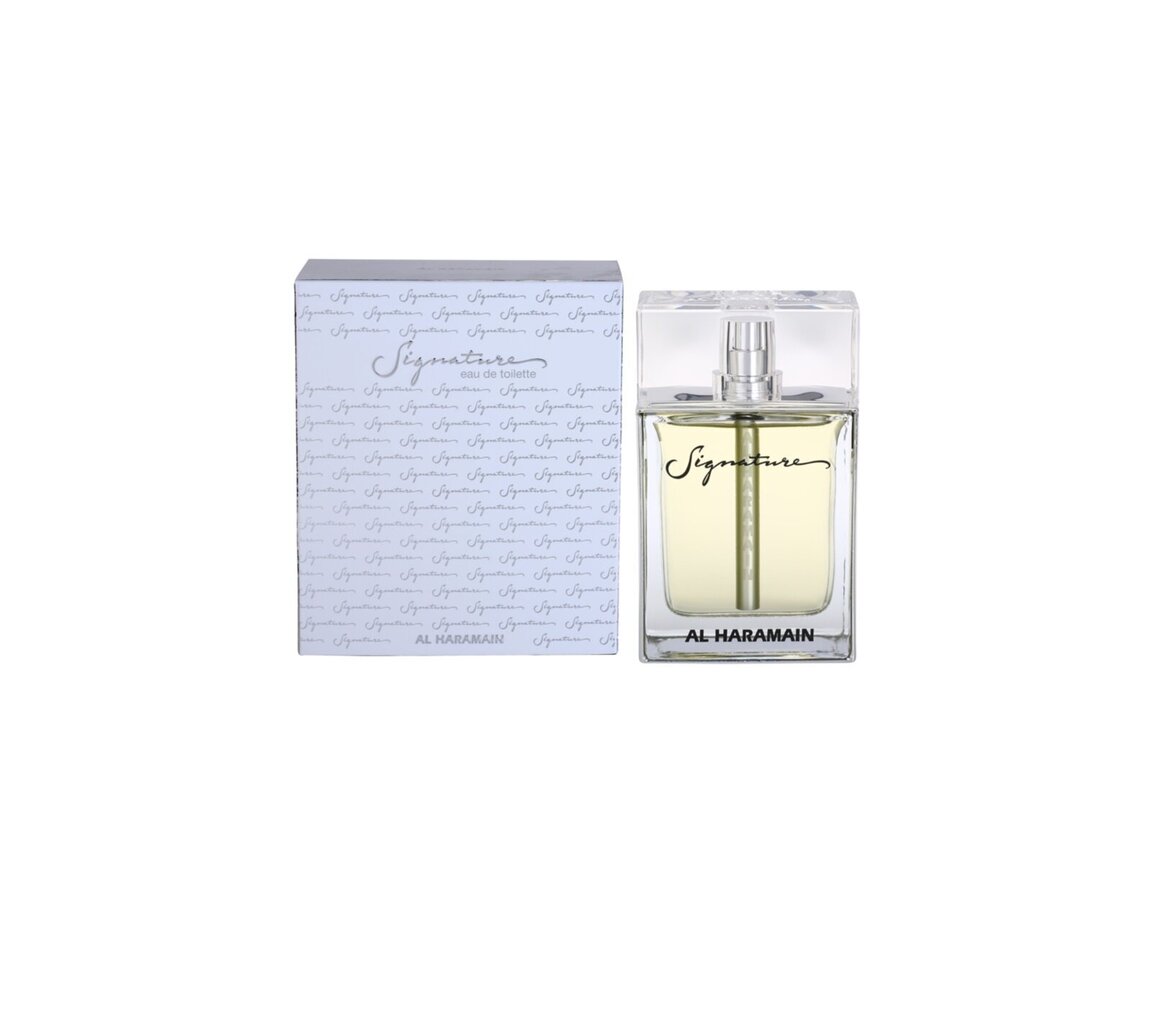 Tualettvesi Al Haramain Signature Silver EDT naistele/meestele 100 ml hind ja info | Naiste parfüümid | kaup24.ee