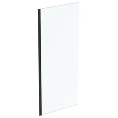 Душевая стенка Ideal Standard Connect 2 90x195 см, прозрачное стекло, черный матовый. К9377V3 цена и информация | Душевые двери и стены | kaup24.ee