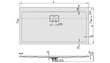 Dušialus Sanplast Space Line B/Space 80x140x3, bahama helepruun hind ja info | Dušialused | kaup24.ee
