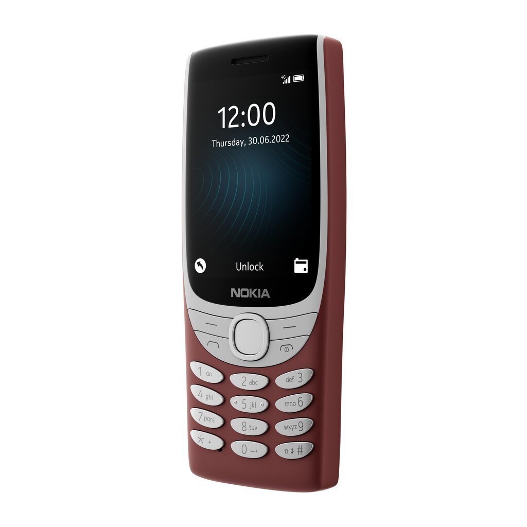 Nokia 8210 4G Dual SIM Red hind ja info | Telefonid | kaup24.ee