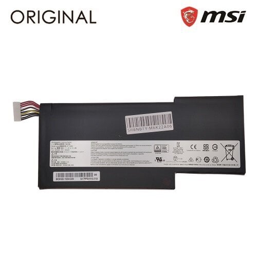 Sülearvuti aku MSI BTY-M6K, 4500mAh, Original hind ja info | Sülearvuti akud | kaup24.ee