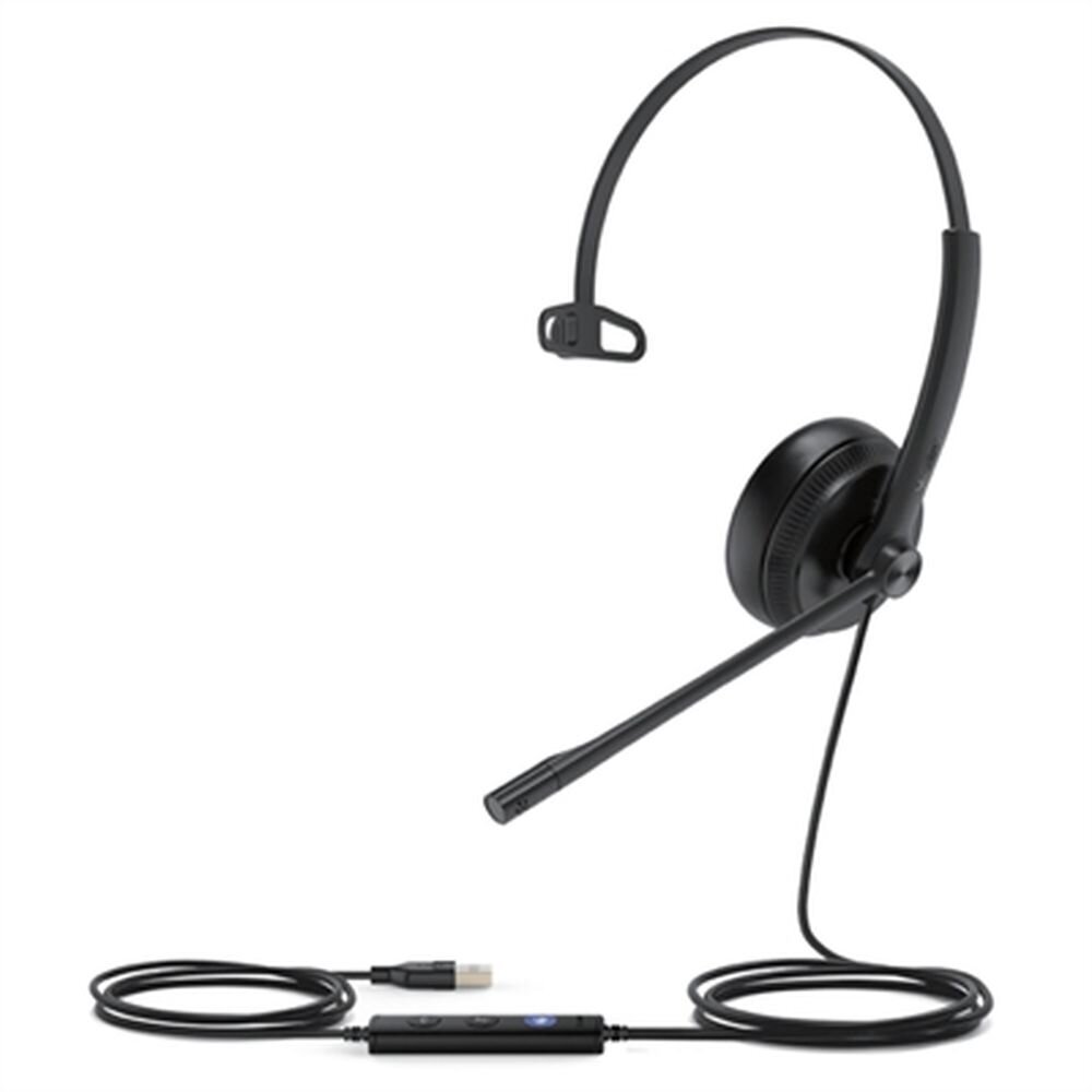 Yealink UH34 MONO TEAMS headphones/headset Wired Head-band Office/Call center USB Type-A Black hind ja info | Käed-vabad seadmed | kaup24.ee
