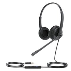 Наушники Yealink UH34 Lite Headset Wired Head-band Office/Call center Black цена и информация | Наушники | kaup24.ee