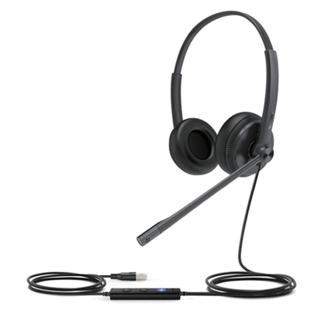 Yealink UH34 Lite Headset Wired Head-band Office/Call center Black цена и информация | Kõrvaklapid | kaup24.ee