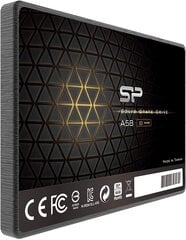 Dysk SSD Silicon Power Ace A58 512GB 2,5" SATA III 560/530 MB/s hind ja info | Sisemised kõvakettad (HDD, SSD, Hybrid) | kaup24.ee