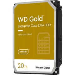 Жесткий диск Western Digital Gold 3.5" 20000 GB Serial ATA III цена и информация | Внутренние жёсткие диски (HDD, SSD, Hybrid) | kaup24.ee