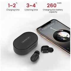 SOMOSTEL SMS-J13 MACARON BLUETOOTH IN-EAR HEADPHONES MINT - RUNNING TIME 3-4h + CHARGING BOX 260 mAh цена и информация | Bluetooth гарнитура | kaup24.ee