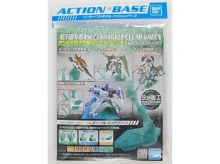 База Bandai - Action Base 2 Sparkle Clear Green, 57602 цена и информация | Конструкторы и кубики | kaup24.ee