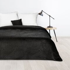 Voodikate Luiz4, must, 170 x 210 cm hind ja info | Voodikatted, pleedid | kaup24.ee